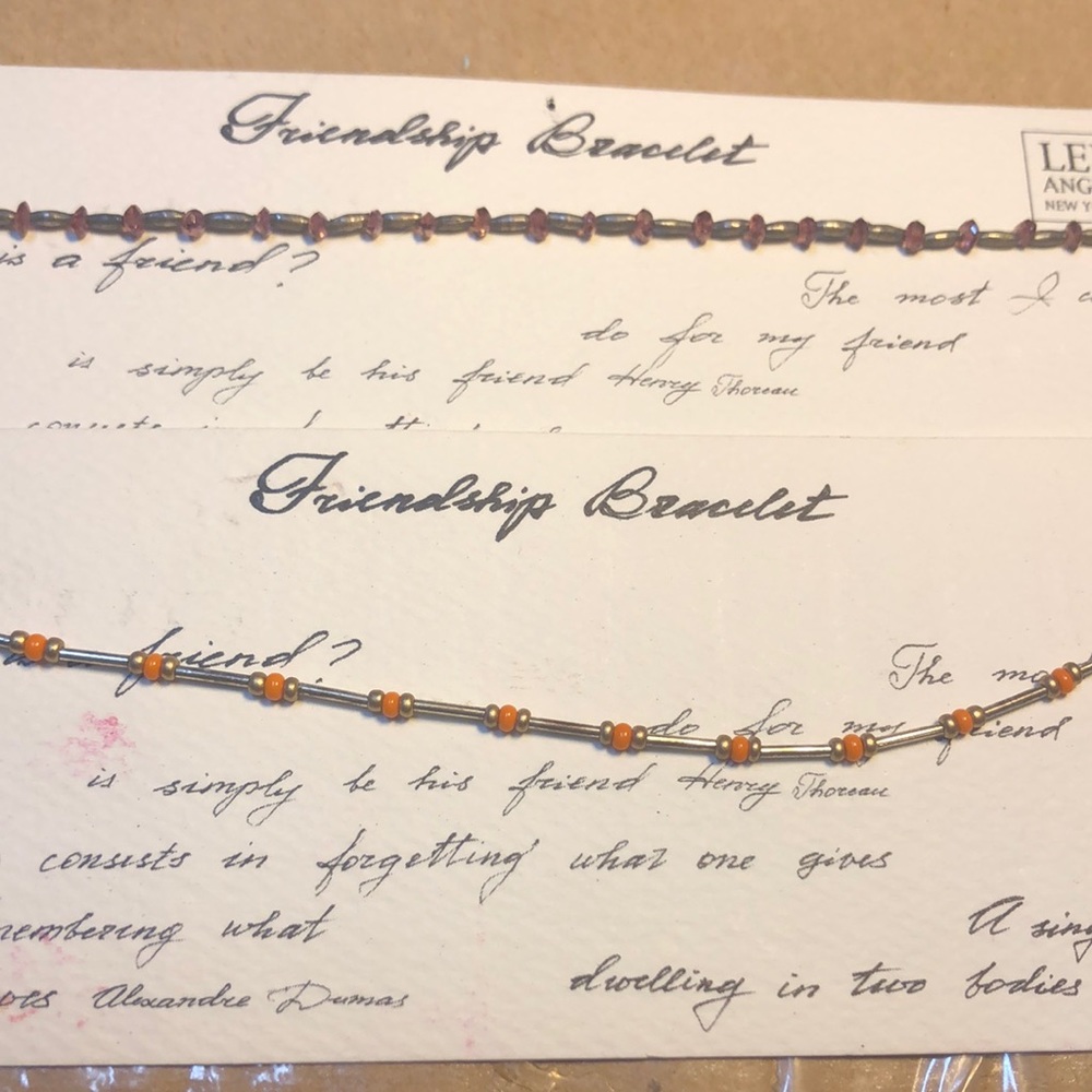 2- Lee Angel Friendship Bracelets